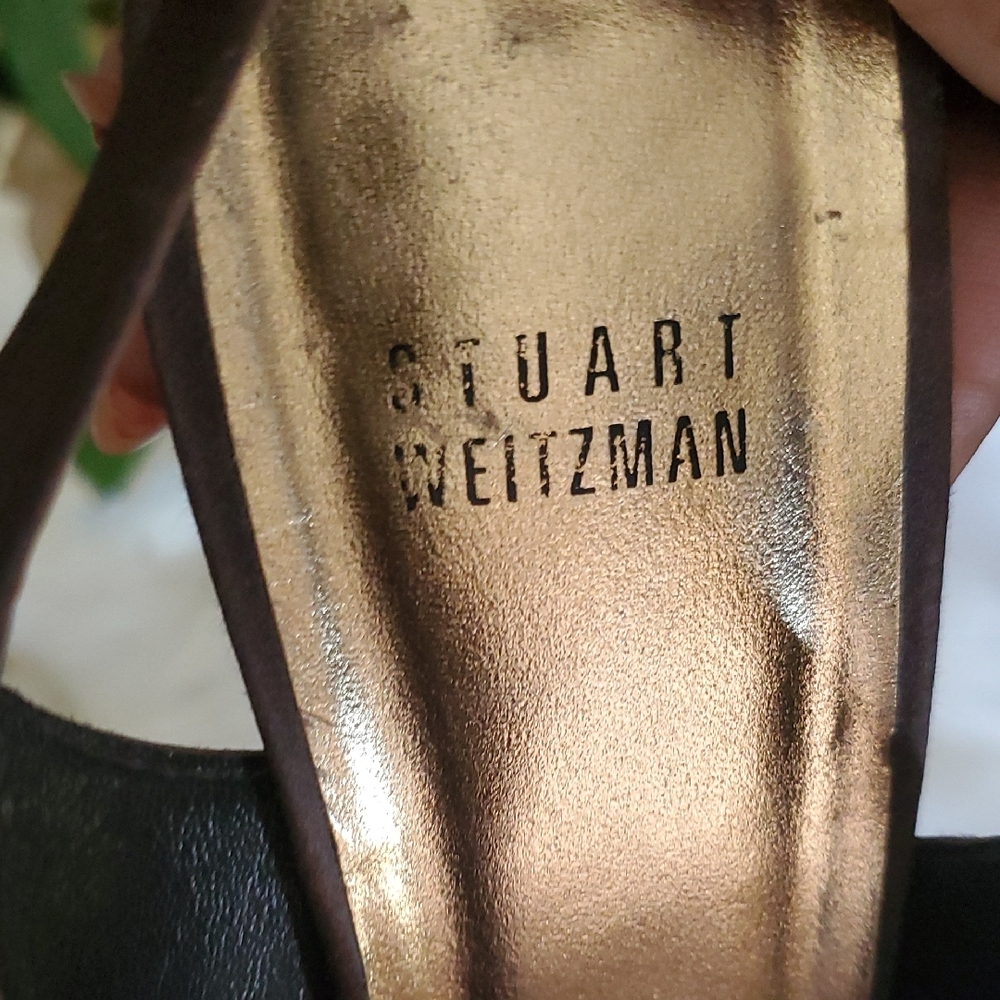Stuart Weitzman Chocolate Embellished Heels - Picture 11 of 11
